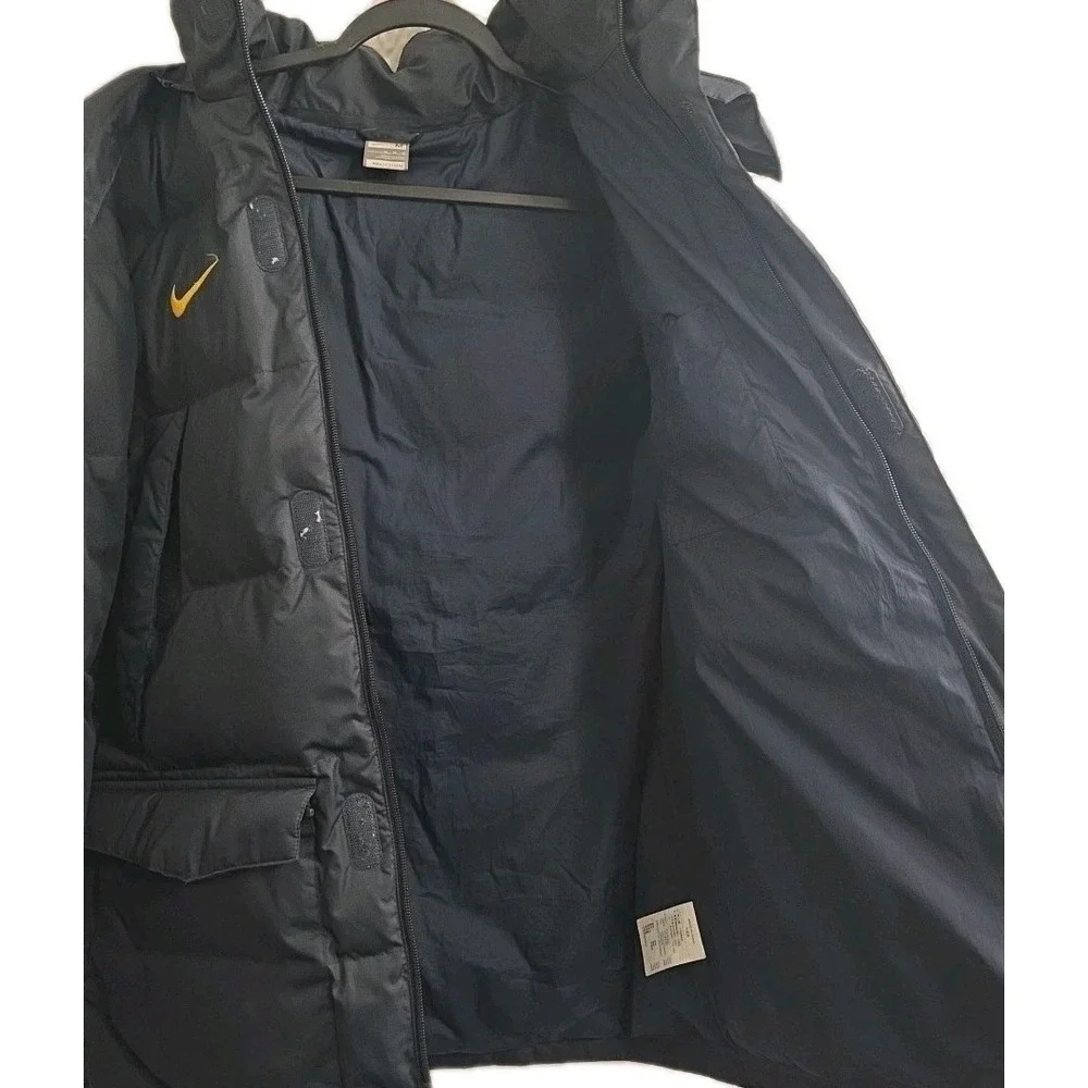 Nike Fit Arsenal Nylon Down Dark Grey Jacket Size M Football Soccer FLY EMIRATES